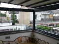 Terrasse wind- und regengeschützt