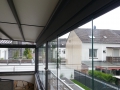 Terrasse wind- und regengeschützt